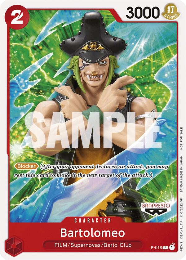 Sample card Image for Bartolomeo (One Piece Film Red)