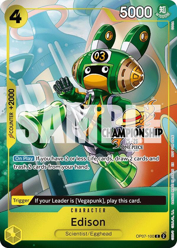 Sample card Image for Edison (CS 25-26 Celebration Pack)