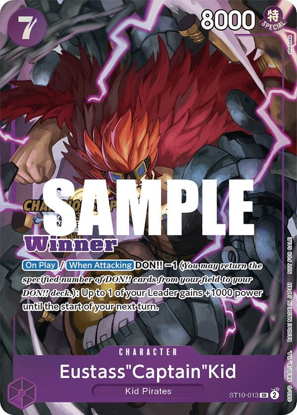 Sample card Image for Eustass"Captain"Kid (CS 2023 Top Players Pack) [Winner]