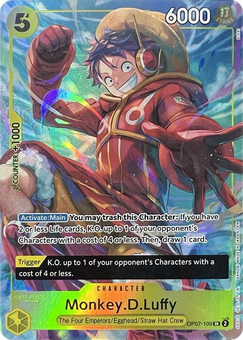Sample card Image for Monkey.D.Luffy (Illustration Box Vol.3)