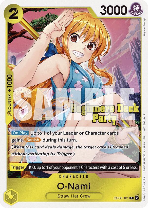 Sample card Image for O-Nami (Beginners Deck Party [ST-23] - [ST-28] Participation Pack)