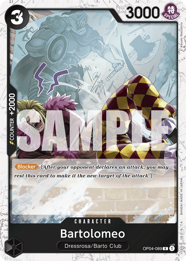 Bartolomeo (OP04-089) (Jolly Roger Foil)