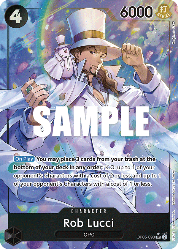 OP05 Rob Lucci Parallel -EN