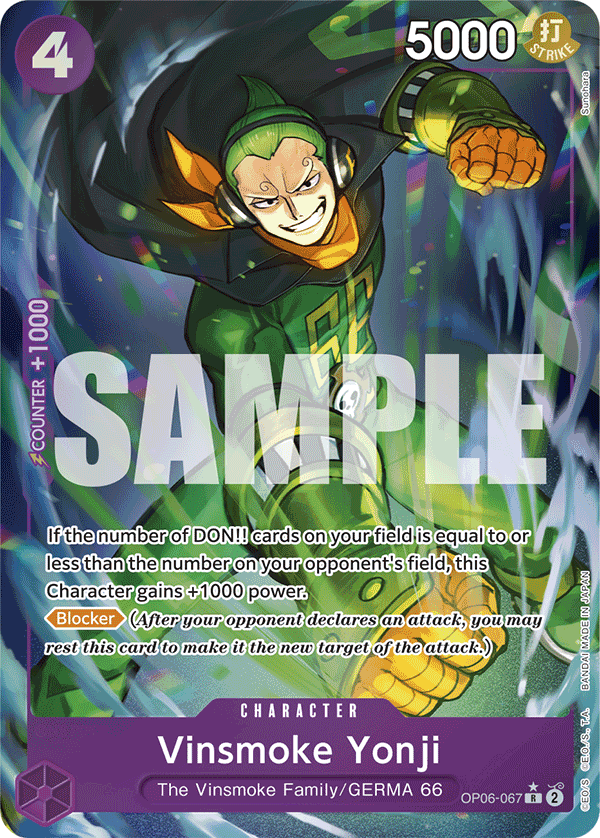 Vinsmoke Yonji (OP06-067) (Full Art)