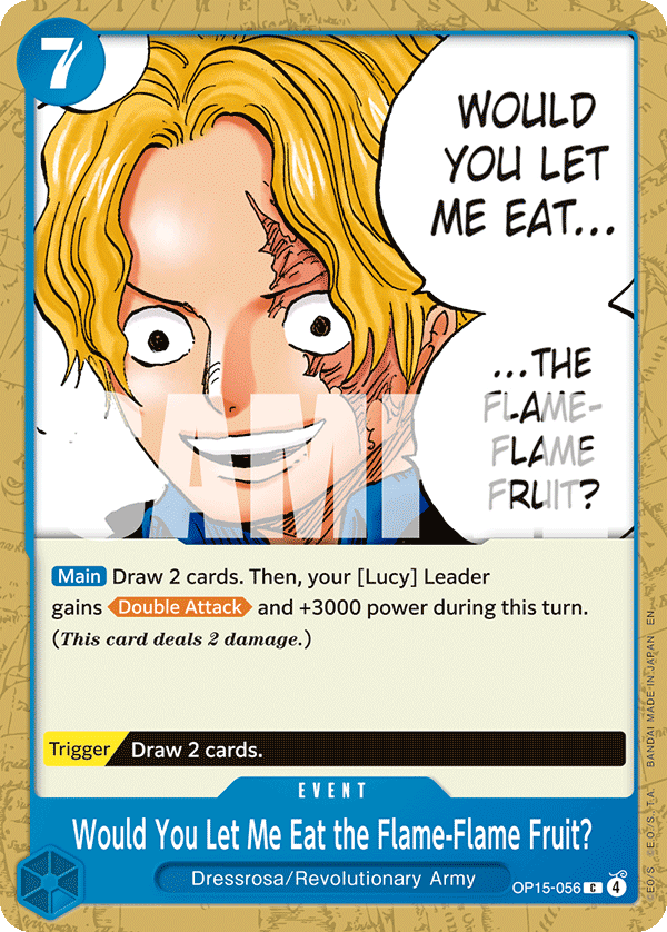 Would You Let Me Eat the Flame-Flame Fruit?