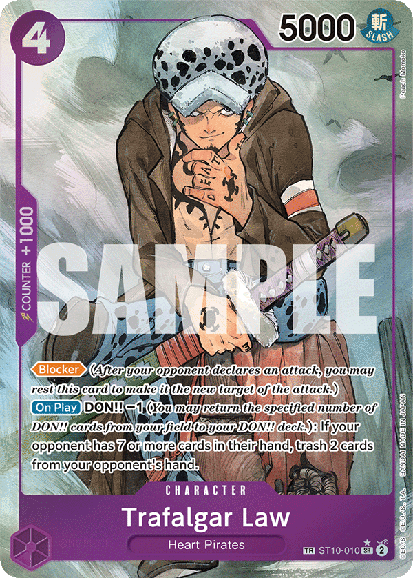 OP07 Trafalgar Law Treasure Rare -EN