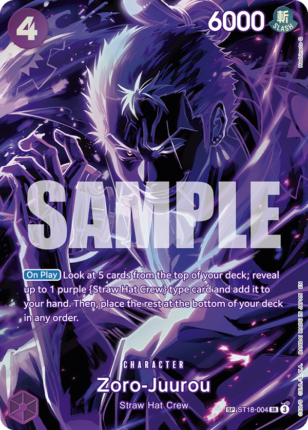 OP12 Zoro-Juurou SP -EN