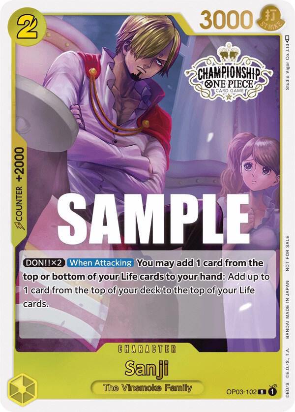 Sample card Image for Sanji (Store Championship Participation Pack Vol. 2)